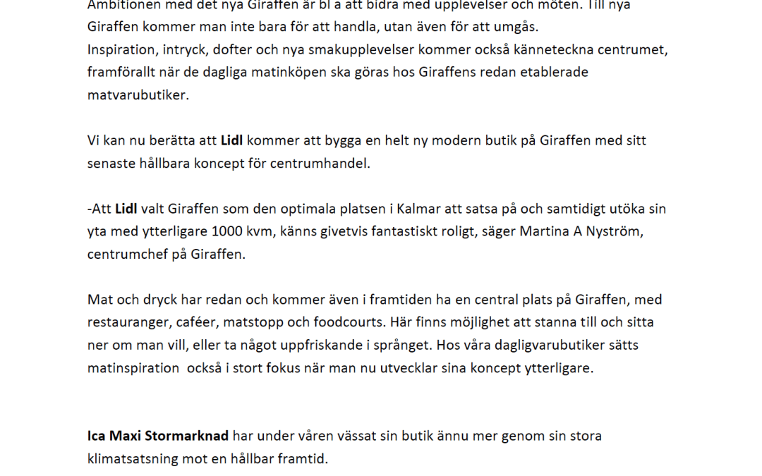 Pressmeddelande 2019