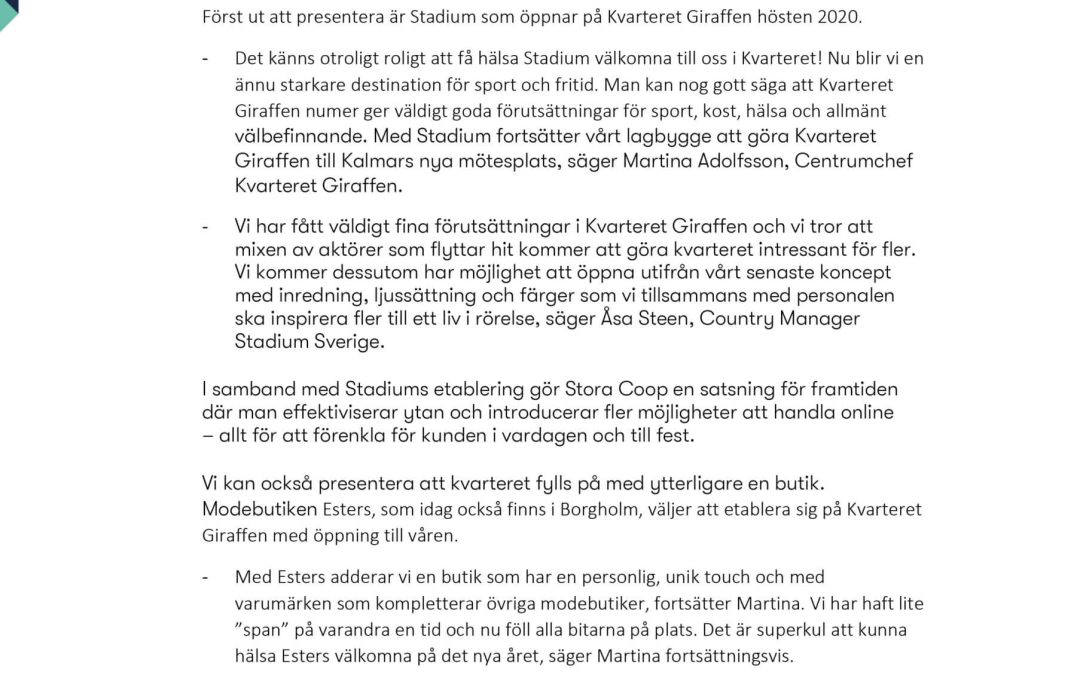 Press release 2019-12-18