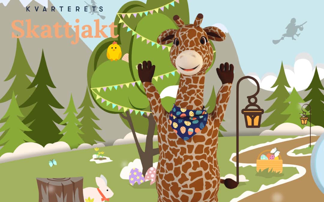 Digital Skattjakt med Affe Giraff