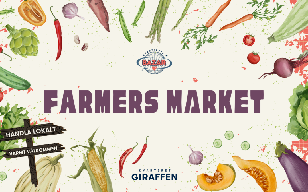 Event: Farmers Market 21 september!