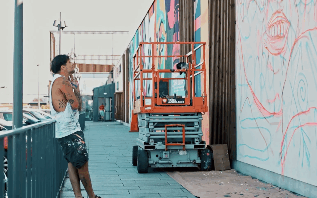 Kalmars största muralmålning är klar!